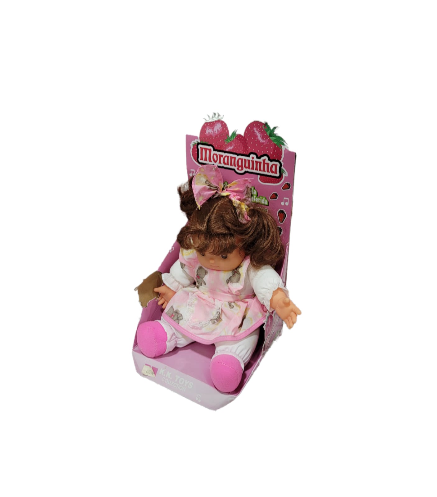 muñeca pelo marron
